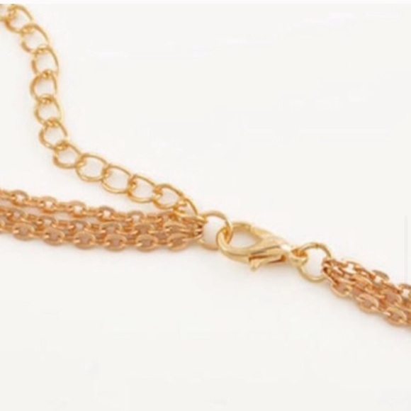 Gold Coin Pendant Layered Necklace - Picture 5 of 5